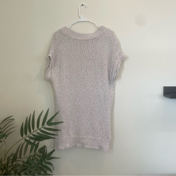 Anthropologie Pilcro V-Neck Short Sleeve Sweater - Picture 6 of 6